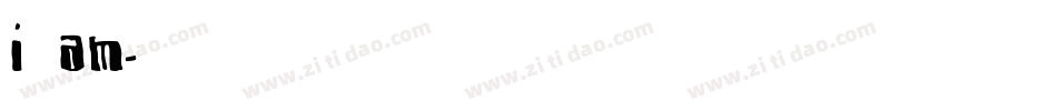 I am字体转换